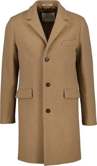 Gant Classic Wool Coat LIGHT TAUPE XXL