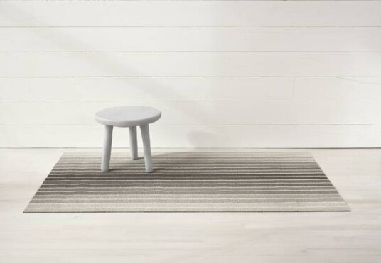 CHILEWICH Block Stripe Dørmatte 61x91cm TAUPE