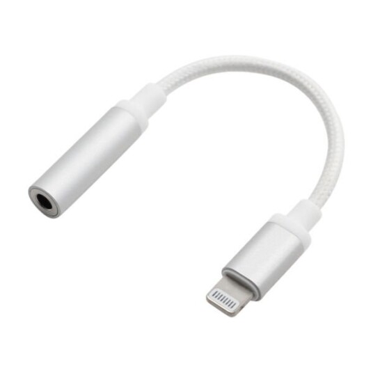 DACOTA PLATINUM LIGHTNING TO 3,5 MM AUX 0,1 M, SØLV