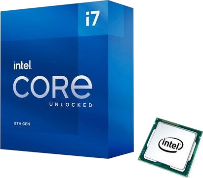 Intel Core i7-11700K Rocket Lake Prosessor/CPU 8 kjerner 3.6 GHz Intel LGA1200 Intel Boxed without heatsink/fan Intel Core i7-11700K Rocket Lake Prosessor/CPU 8 kjerner 3.6 GHz Intel LGA1200 Intel Boxed without heatsink/fan