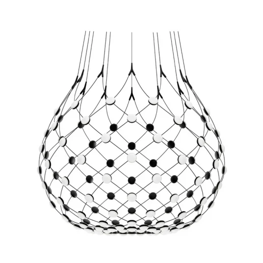 Luceplan Mesh Pendel Ø100xH90 Phase 5m Black