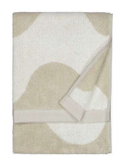 Marimekko Lokki Hand Towel Beige Marimekko Home BEIGE, WHITE 50X70CM