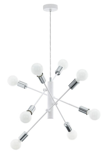 Eglo Gradoli 8L Taklampe Hvit/Krom