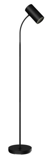 Lindby Gulvlampe Karoli med fleksibel svart arm Lindby Gulvlampe Karoli med fleksibel svart arm
