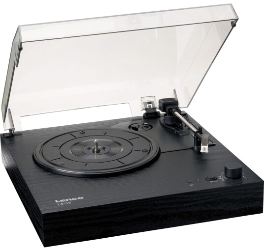 Lenco LS-15BK Bluetooth Platespiller med Høyttalere i Sort Lenco LS-15BK Bluetooth Platespiller med Høyttalere i Sort