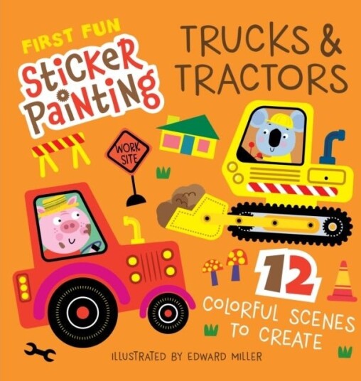 First Fun Sticker Paintin Trucks & Tractors First Fun Sticker Paintin Trucks & Tractors