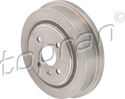 Bremsetrommel TOPRAN 207 011