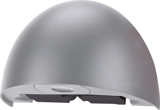 Westal Uni II Veggarmatur 12 W, 1376 lm, 3000 K, med stikkontakt Sølv/aluminium, Belysning