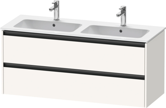 Duravit Ketho.2 Servantskap 2 Skuffer 1280x480 mm Hvit Matt