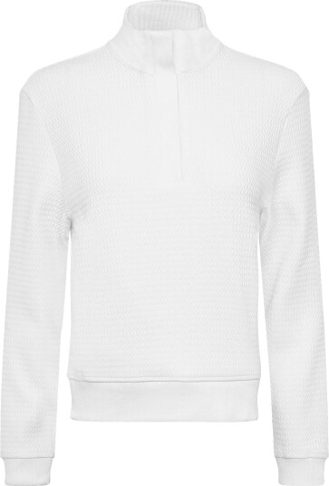 PUMA Golf W Boulder 1/2 Zip Bn White S
