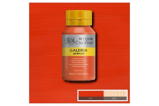 Galeria Akryl 500 ml kadmiumoransje fargetone 090