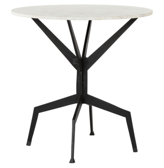 APOLLO spisebord Ø 75 cm Hvit