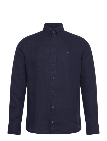 Hackett London Ess Gmd Linen Brpt Navy M Hackett London Ess Gmd Linen Brpt Navy M