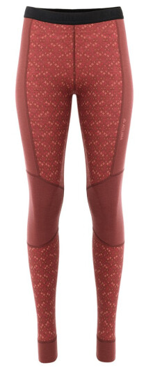 Aclima Women's Designwool Glitre Longs Glitre Rød 2XL