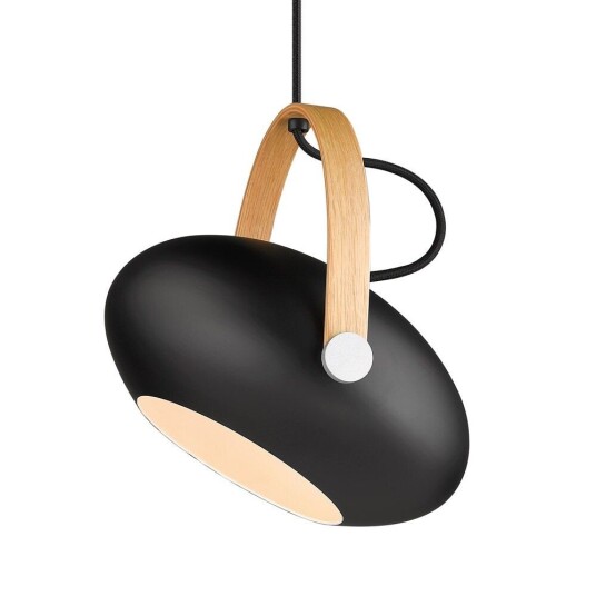 Halo Design DC Taklampe Ø26 Sort/ Eik