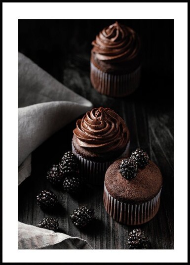 Muffins Plakat Plakat / 30x40cm