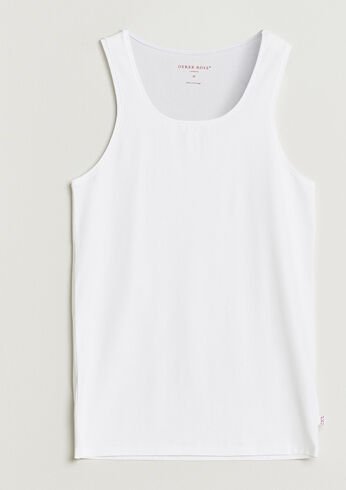 Derek Rose Pima Cotton Tank Top White