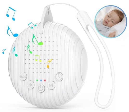 White Noise Maskin Støymaskin Spiller hvit støy & musikk