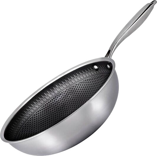 HawSanto wokpanne 28 cm stål/svart