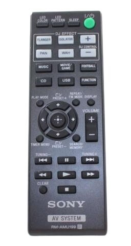Sony 149280011, Lyd, Trykknapper, Sort Sony 149280011, Lyd, Trykknapper, Sort