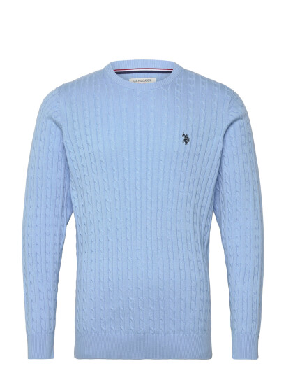 U.S. Polo Assn. Mads Reg Cot Uspa M Knit Blue L