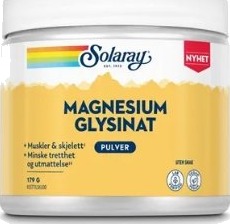 Solaray magnesium glysinat pulver 179 g Solaray magnesium glysinat pulver 179 g