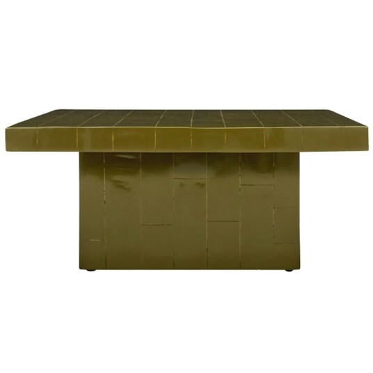 House Doctor Brick Salongbord 100x100 cm Grønn House Doctor Brick Salongbord 100x100 cm Grønn
