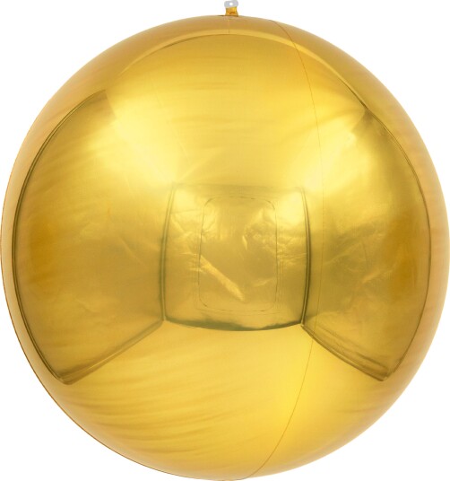 Ballongkungen Folieballong Speilball Gull 3-pakning 61 cm LB61G