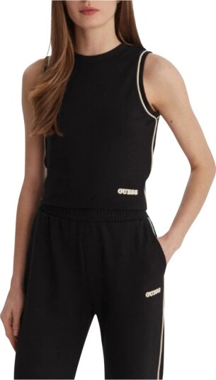 Guess Dame Topper Svart M,