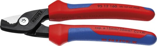Knipex Stepcut Kabelsaks 160mm med Trinnvis Kutting