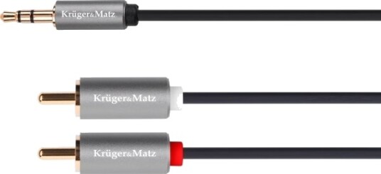 Kruger & Matz Basic 2Rca Til Aux 3,5 Mm Kabel 10 M