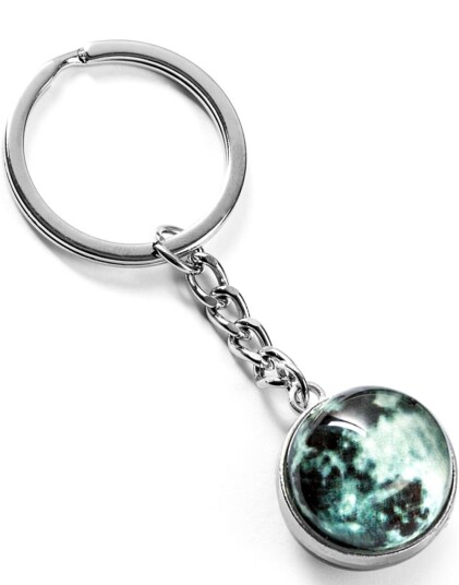 Gadget Master Kosmisk MOON Glow in The Dark Nøkkelring