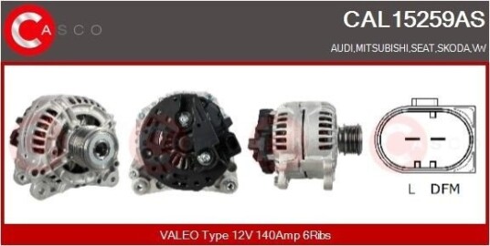 CASCO CAL15259AS Dynamo