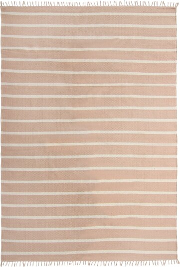 Bomullsteppe Helle rosa Størrelse: 80 x 300 cm