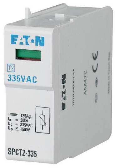 Eaton Overspenningsplugg 1-polet 385VAC Eaton Overspenningsplugg 1-polet 385VAC