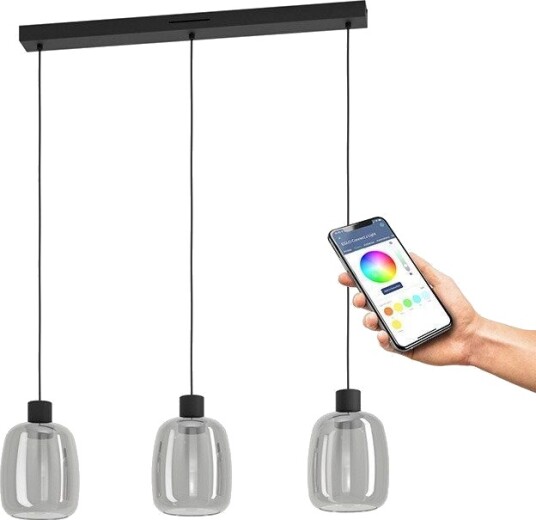 Eglo Molochio Z Zigbee Led Rgb/Tw Sort Langbordspendel