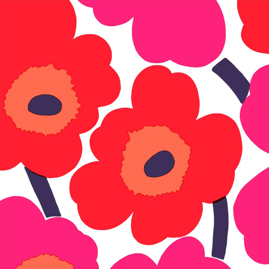 Marimekko Unniko serviett 33x33 cm 20 pk Red