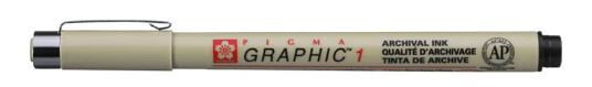 Sakura Pigma Graphic Sort Ass. tykkelser Graphic 1 Sakura Pigma Graphic Sort Ass. tykkelser Graphic 1