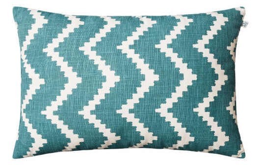 Chhatwal & Jonsson Ikat Sema pute heaven blue/off-white, 40 cm