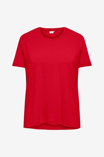 Only Carmakoma   Topp carMoster S/S Fold UP Top Jrs   Lilla