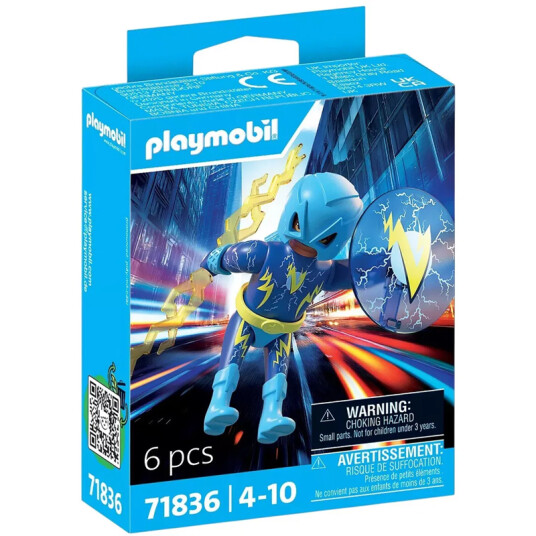 PLAYMOBIL Lyn Superhelt Figursett - Blå - ONE SIZE