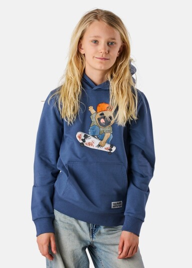 Denim Factory San Diego Hood B Jr Denim Blue 140 Hoodies Denim Factory San Diego Hood B Jr Denim Blue 140 Hoodies