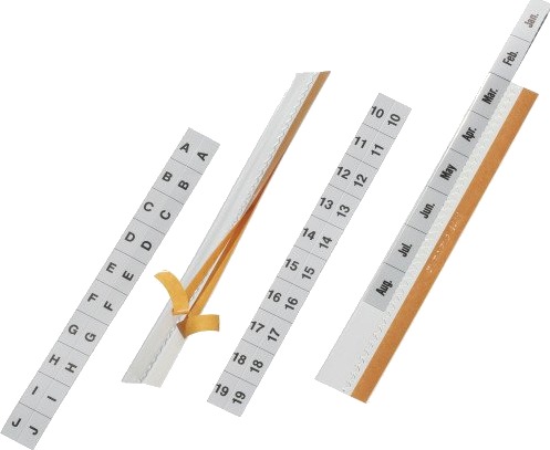 Durable Tabfix Gjennomsiktig 200 Mm 13 Mm 5 Stykker