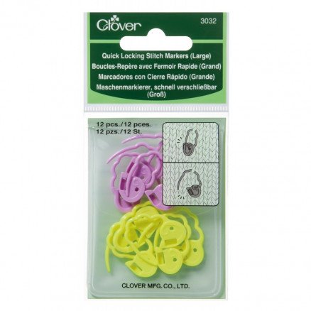 Clover Maskemarkører Store 12 stk i orange og blå