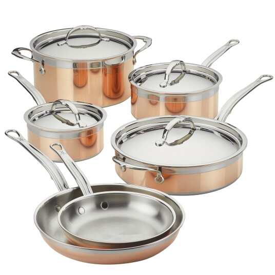 Hestan CopperBond grytesett 10 deler Hestan CopperBond grytesett 10 deler