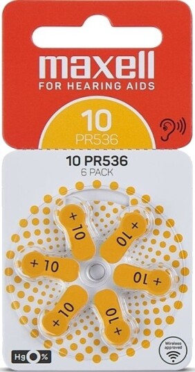 Maxell 790418 Engangsbatteri 1,45 V 6 Stykker 3,6 Mm 5,8 Mm 0,3 G Maxell 790418 Engangsbatteri 1,45 V 6 Stykker 3,6 Mm 5,8 Mm 0,3 G
