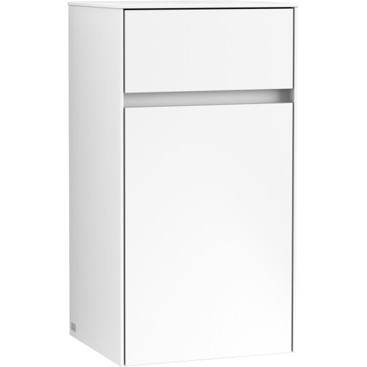 VILLEROY & BOCH COLLARO SIDESKAP 40 HØYRE M/1 DØR OG 1 SKUFF HVIT MATT VILLEROY & BOCH COLLARO SIDESKAP 40 HØYRE M/1 DØR OG 1 SKUFF HVIT MATT