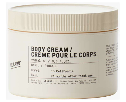 Basil / Avocado Body Cream 250 ml Basil / Avocado Body Cream 250 ml