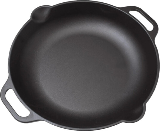 Victoria Victoria stekepanne støpejern to håndtak emaljert Ø33 cm Victoria Victoria stekepanne støpejern to håndtak emaljert Ø33 cm