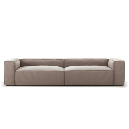 Decotique Grand 4 Seter Sofa Fløyel Dusk Beige